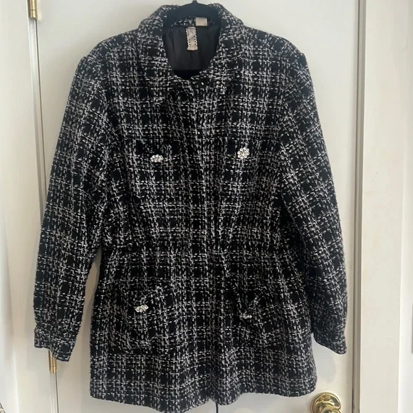 Sparkle Tweed Coat - Picture 1 of 4